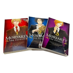Moriarty Manga Lot 3 Volumes 1 2 3 Manga English  PB Ryosuke Takeuchi
